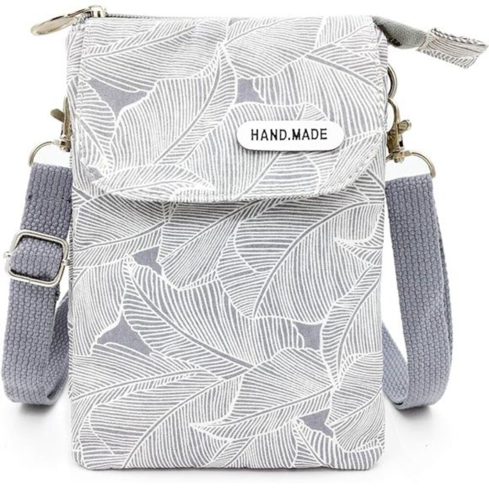 Cell Phone Purse Wallet Canvas Small Crossbody Purse Bags with Shoulder